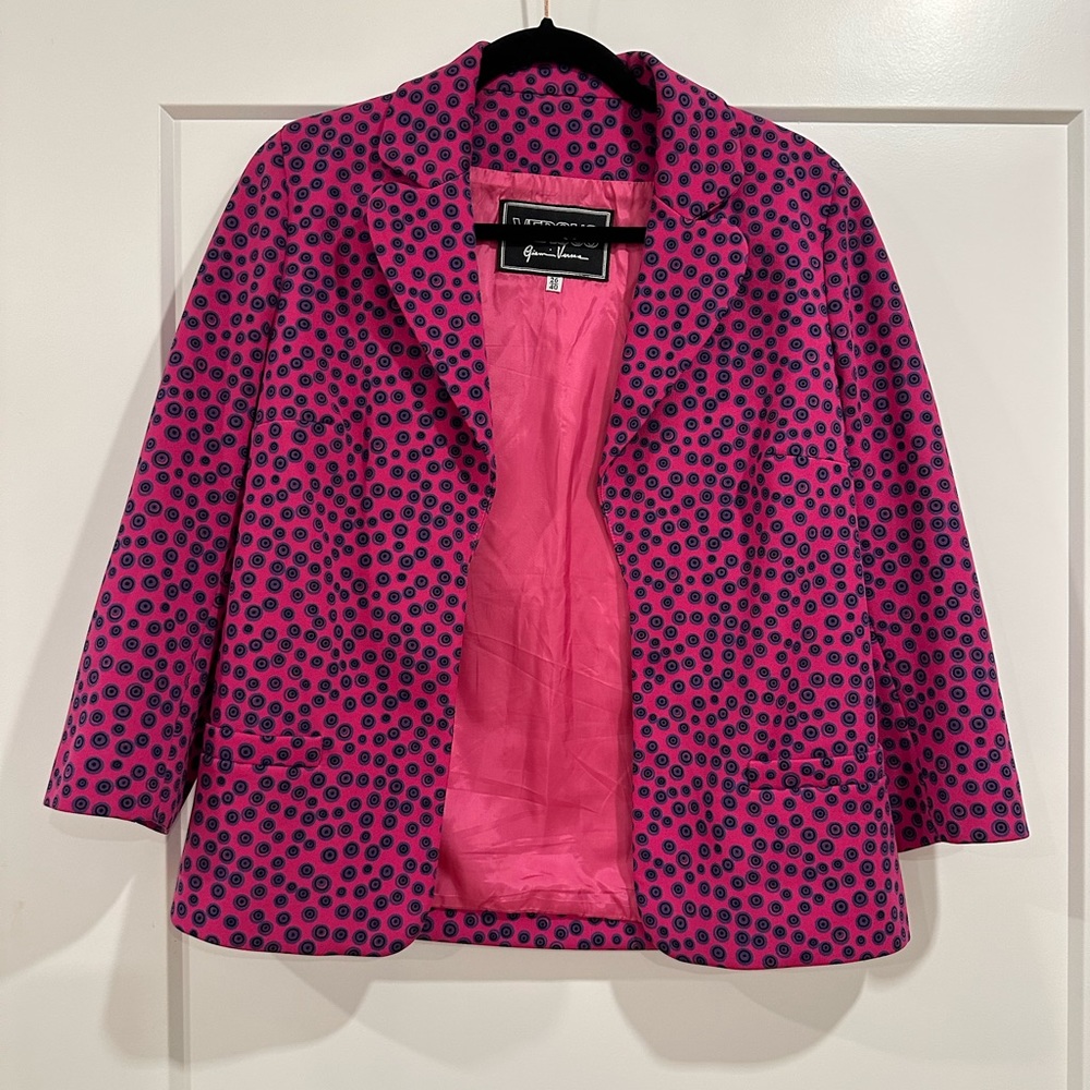 VINTAGE Versus by Gianni Versace Polka Dot Blazer